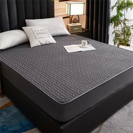 Comfort Haven | Waterproof Mattress Pad Cover with Latex Layer | Soft Cotton for Ultimate Protection 7