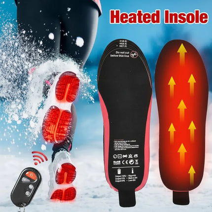 Comfort Heat | Rechargeable Heated Insoles with Wireless Remote Control | Custom Fit for Winter Warmth 1