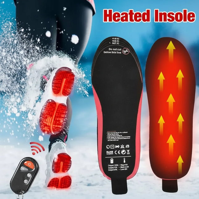 Comfort Heat | Rechargeable Heated Insoles with Wireless Remote Control | Custom Fit for Winter Warmth 1
