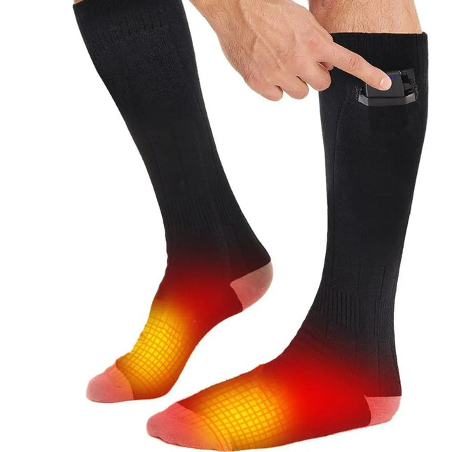 Comfort Heat | Unisex Heated Socks with Rechargeable Batteries | 3 Temperature Settings for Ultimate Warmth 1