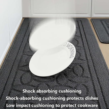 Comfort Kitchen Mat | Modern Embossed Design with Ergonomic Support | Versatile Anti-Fatigue Solution for Home Spaces 6