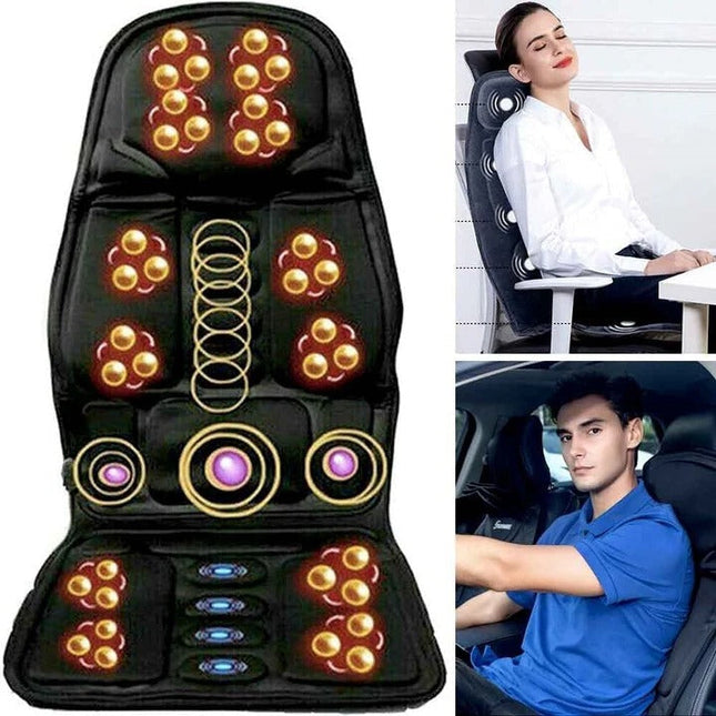 Comfort Massage Seat Cushion | Rechargeable with 8 Vibration Levels & Heating Feature for Ultimate Relaxation 1
