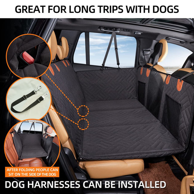 Comfort Pet | Car Seat Extender with Memory Foam & Waterproof Cover | Safe Travel Solution for Dogs 1