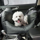 Comfort Pet | Dog Seat Bed with Adjustable Safety Belts & Non-Slip Base | Ideal for Travel and Home Use 0