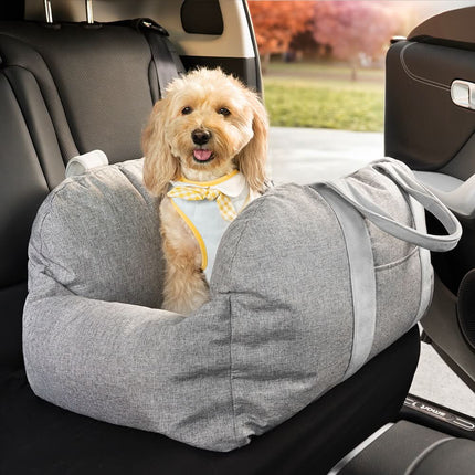 Comfort Pet | Dog Seat Bed with Adjustable Safety Belts & Non-Slip Base | Ideal for Travel and Home Use 22