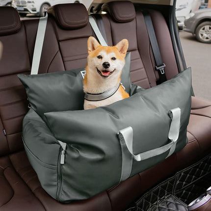 Comfort Pet | Dog Seat Bed with Adjustable Safety Belts & Non-Slip Base | Ideal for Travel and Home Use 26