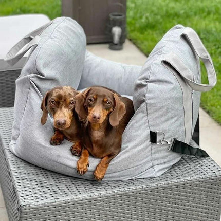 Comfort Pet | Dog Seat Bed with Adjustable Safety Belts & Non-Slip Base | Ideal for Travel and Home Use 8