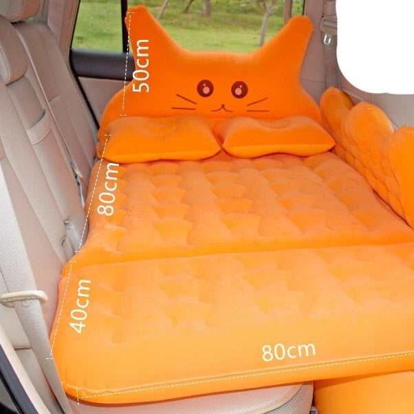 Comfort Pet | Inflatable Cat Car Back Seat Bed with Plush Pillow | Safe Travel Solution for Cats 0