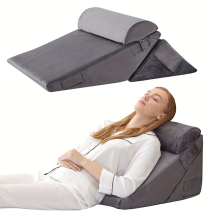Comfort Plus | Adjustable Bed Wedge Pillow with Ergonomic Design | Multi-Purpose Support for Relaxation 1