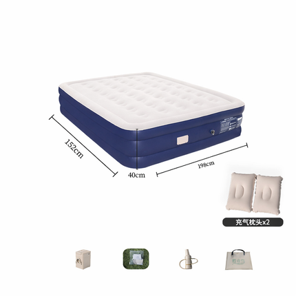 Comfort Rest | Self-Inflating Air Mattress with Built-in Pump | Double Thick Design for Comfortable Camping Sleep 3