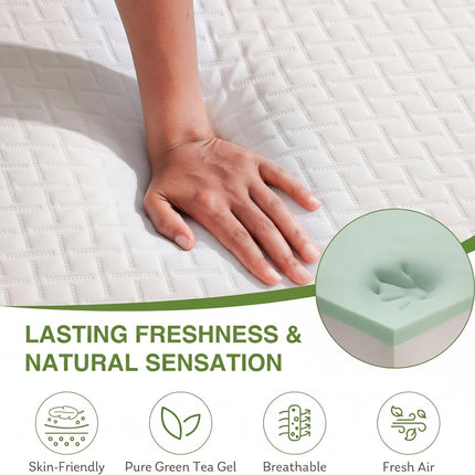 Comfort Rest | Twin Size Memory Foam Mattress with Cooling Support | Adaptive Design for Balanced Sleep 3