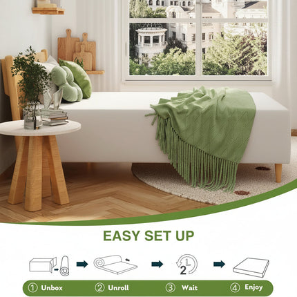 Comfort Rest | Twin Size Memory Foam Mattress with Cooling Support | Adaptive Design for Balanced Sleep 6