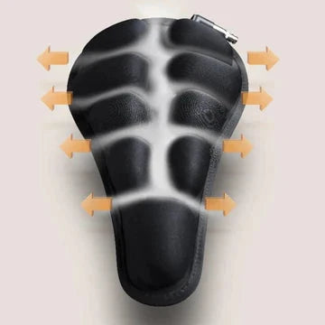 Comfort Ride | 3D Inflatable Bicycle Seat Cushion with Shock Absorption | Ergonomic Design for Enhanced Comfort 2