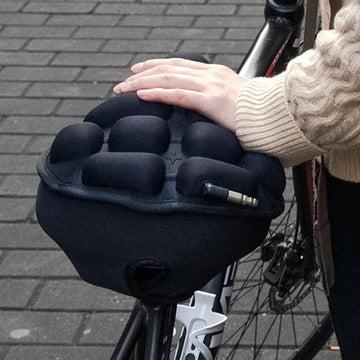 Comfort Ride | 3D Inflatable Bicycle Seat Cushion with Shock Absorption | Ergonomic Design for Enhanced Comfort 3