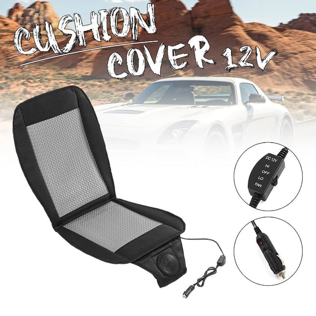 Comfort Ride | Air Seat Cushion with Fan Blowing Technology | Versatile Cooling Solution for Long Journeys 1