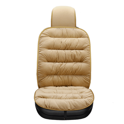 Comfort Ride | Car Seat Cushion Pad with Quilted Design | Soft Plush Cover for Ultimate Comfort 2