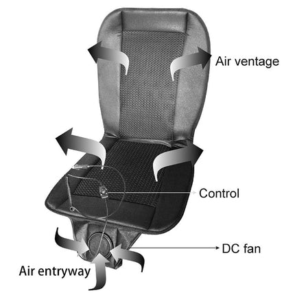 Comfort Ride | Cooling Air Seat Cushion with Fan Blowing Technology | Versatile Solution for Hot Weather 5