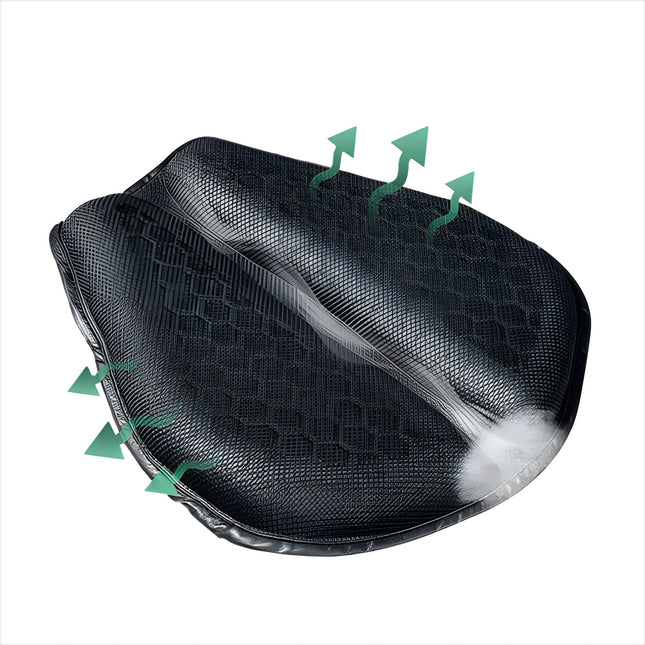 Comfort Ride | Gel Motorcycle Seat Cushion with Shock Absorption | Breathable Design for Long-Distance Travel 1