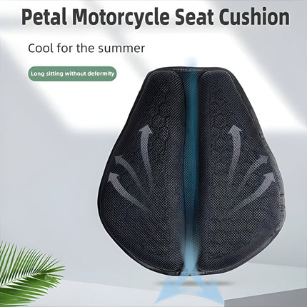 Comfort Ride | Gel Motorcycle Seat Cushion with Shock Absorption | Breathable Design for Long-Distance Travel 3