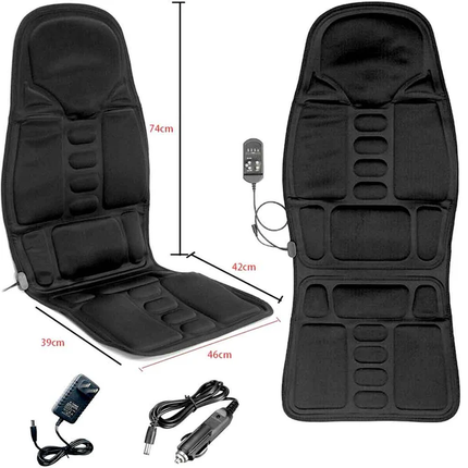 Comfort Series | Heated Massage Chair Pad with 8 Modes | Relaxation Cushion for Home & Vehicle 2
