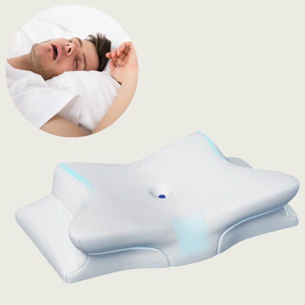 Comfort Sleep | Anti-Snore Memory Foam Pillow with Ergonomic Design | Breathable Support for Restful Nights 0