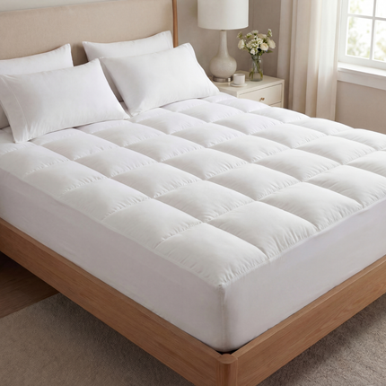 Comfort Sleep | Cooling Mattress Topper with 1000GSM Softness | Breathable Design for Enhanced Sleep Quality 0