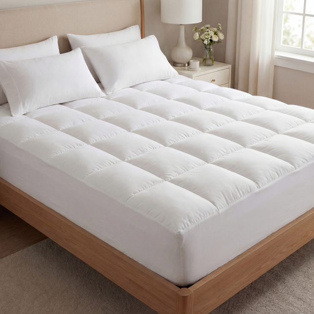 Comfort Sleep | Cooling Mattress Topper with 1000GSM Softness | Breathable Design for Enhanced Sleep Quality 0