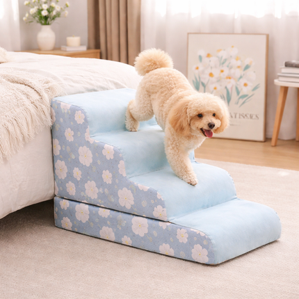 Comfort Steps | Dog Stairs for Bed with Gentle Ramp Design | Non-Slip Pet Steps for Joint Support 4