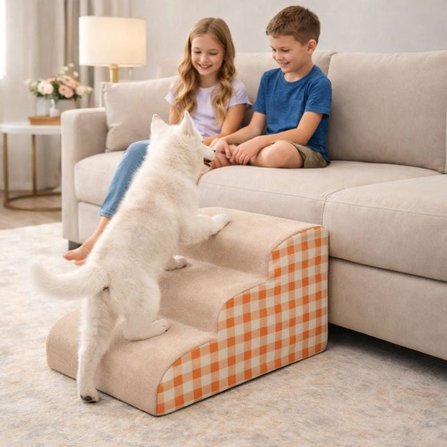 Comfort Steps | Dog Stairs for Bed with Non-Slip Foam | Safe Access for Senior Pets 2