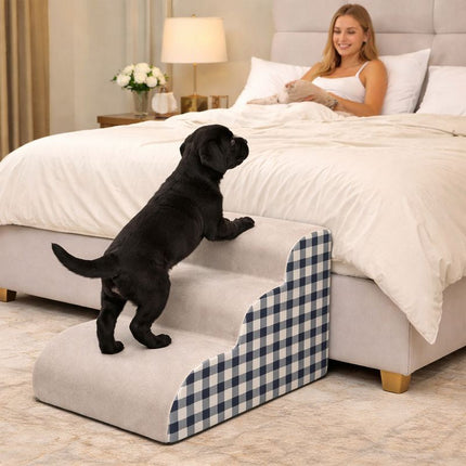 Comfort Steps | Dog Stairs for Bed with Non-Slip Foam | Safe Access for Senior Pets 4