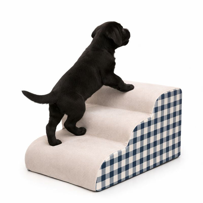 Comfort Steps | Dog Stairs for Bed with Non-Slip High-Density Foam | Safe Climbing Solution for Senior and Small Pets 1