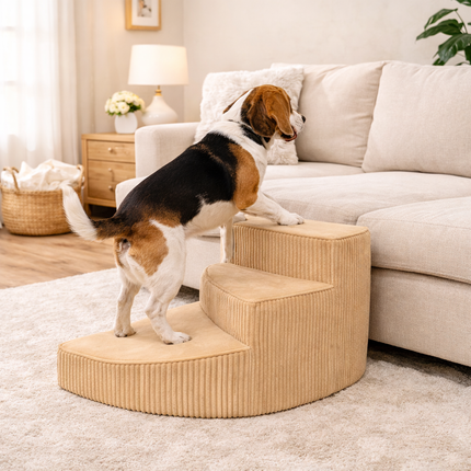 Comfort Steps | Orthopedic Dog Stairs for Bed with Non-Slip Foam Design | Space-Saving Solution for Pet Mobility 2