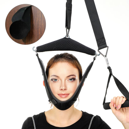 Comfort Stretch | Cervical Neck Stretcher Device with Adjustable Traction | Portable Design for Neck Pain Relief 0