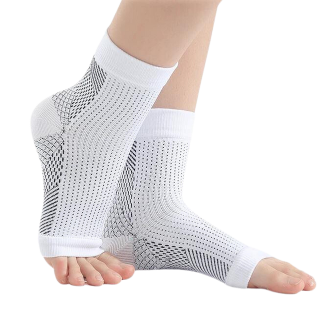 Comfort Support | Open-Toe Compression Socks for Neuropathy with Breathable Design | Gentle Compression for Improved Circulation 0