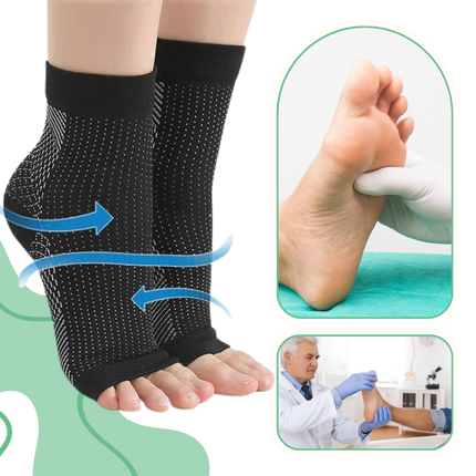 Comfort Support | Open-Toe Compression Socks for Neuropathy with Breathable Design | Gentle Compression for Improved Circulation 2