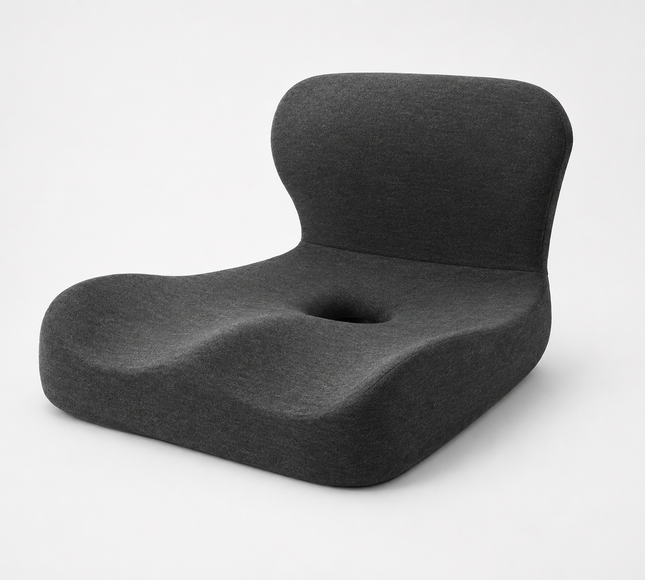 Comfort Support | Orthopedic Memory Foam Seat Cushion with Ergonomic Design | Relief for Coccyx and Spine Pain 0