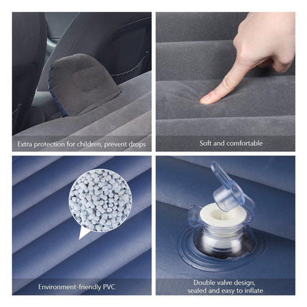 Comfort Travel | Inflatable Car Bed with T-Support & Pillows | Perfect for Road Trips and Camping 5