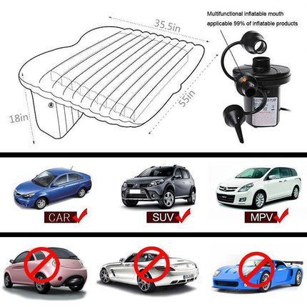 Comfort Travel | Inflatable Car Bed with T-Support & Pillows | Perfect for Road Trips and Camping 7