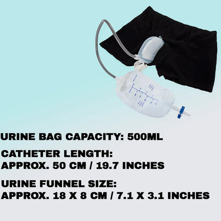 Comfort Wear | Men's Pants with Built-in Silicone Funnel | Discreet Relief for On-the-Go Convenience 6