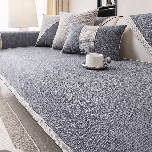 Comfort Weave | Sofa Cover with Non-Slip Backing & Custom Fit | All-Season Protection for Ultimate Comfort 0