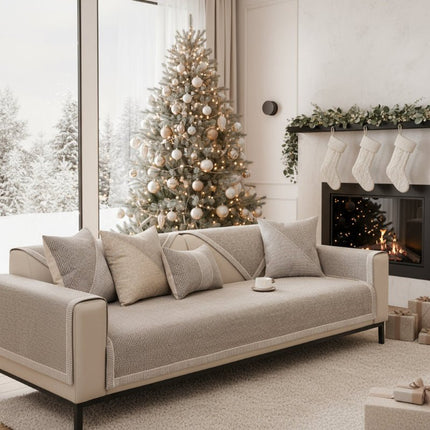 Comfort Weave | Sofa Cover with Non-Slip Backing & Custom Fit | All-Season Protection for Ultimate Comfort 1