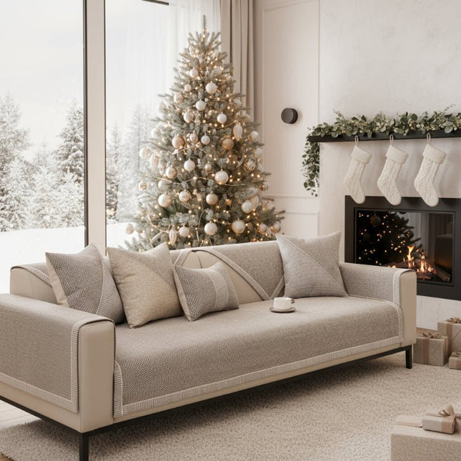 Comfort Weave | Sofa Cover with Non-Slip Backing & Custom Fit | All-Season Protection for Ultimate Comfort 1