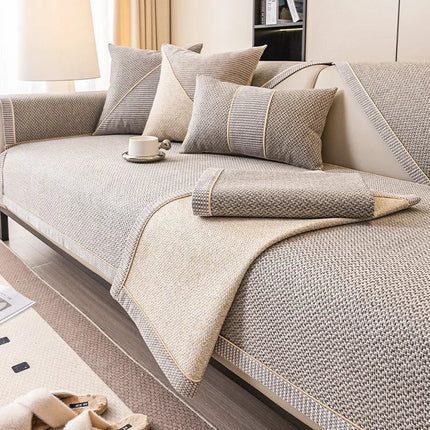Comfort Weave | Sofa Cover with Non-Slip Backing & Custom Fit | All-Season Protection for Ultimate Comfort 3