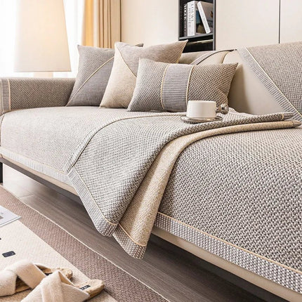 Comfort Weave | Sofa Cover with Non-Slip Backing & Custom Fit | All-Season Protection for Ultimate Comfort 4