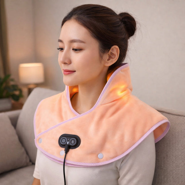 Comfort Wrap | Electric Neck Heating Pad with Vibration Massage | Versatile Relief for Neck and Shoulders 1