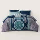 Queen Comforter Set with Sheets, Boho Bed in a Bag, Queen Bedding Set with Pillow Shams and Decorative Pillow