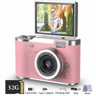 Compact 4K Digital Camera with 180° Flip Screen & 48MP for Easy Selfies 0