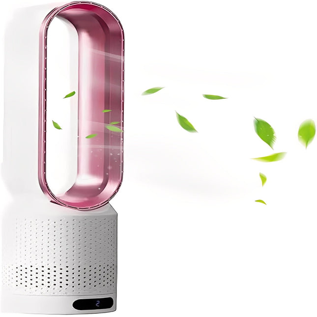 Compact Air Circulator | Bladeless Design with Remote Control | Quiet Operation for Comfortable Spaces 1