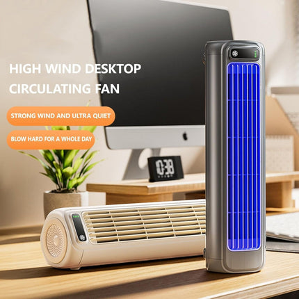 Compact Bladeless Portable Air Conditioner with Evaporative Cooling | Quiet Personal Fan for Home and Travel 1