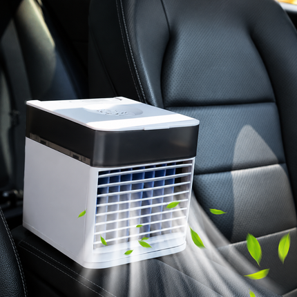 Compact Car Cooler | 12 Volt Evaporative Cooling Fan with Adjustable Airflow | Portable Solution for Vehicle Comfort 1